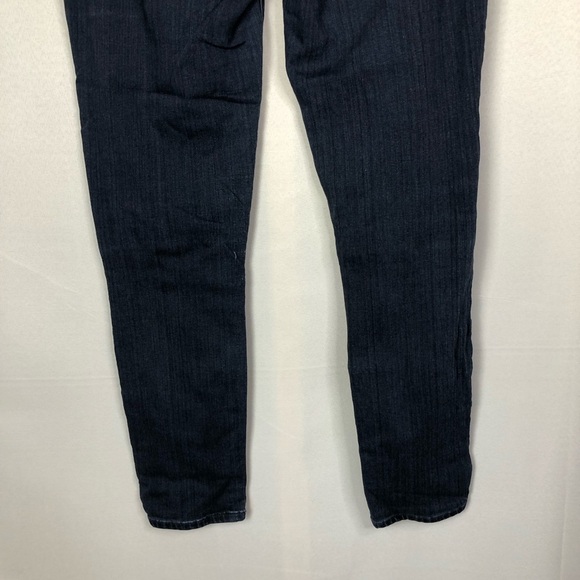 PAIGE Dark Blue Wash Verdugo Skinny Ankle Cropped Jeans 29 - Picture 9 of 10